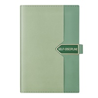 Carnet de notes professionnel haut de gamme A5 en PU, design de poche, boucle magnétique, logo personnalisé, multicolore, luxe de bureau, 100 feuilles, UV