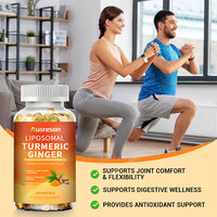 Capsules molles de curcumine OEM 1500 mg, complément pour la santé des articulations, liposome, poivre noir et gingembre, curcuma, capsules molles de curcumine