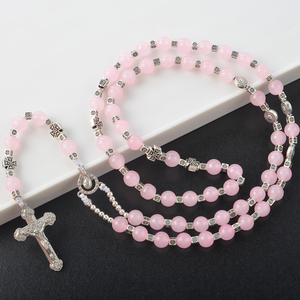 Kalung Rosario Katolik Warna-warni Buatan Tangan untuk Hadiah & Ibadah - Product Image 2
