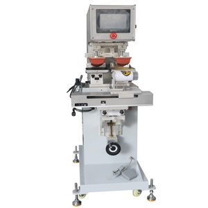Two-Color Semi-Automatic Shuttle Pad Printer <b>Large</b> New Core Components for Catering <b>Boxes</b> & Tubes Used Condition - Product Image 1