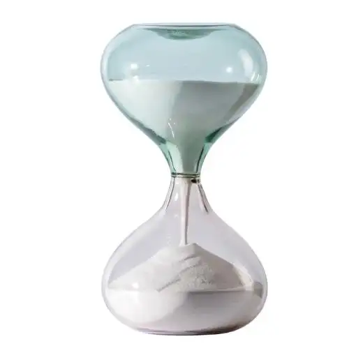 Wholesale Custom High Quality Long Sand Timer Empty Hourglass Unity Sand Ceremony Sets Hour Glass for Weddings