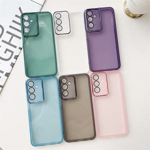 Per Galaxy A55 custodia protettiva in morbida TPU con lente trasparente trasparente custodia per telefono cellulare <span class=keywords><strong>Samsung</strong></span> A35 <span class=keywords><strong>A54</strong></span> - Product Image 2