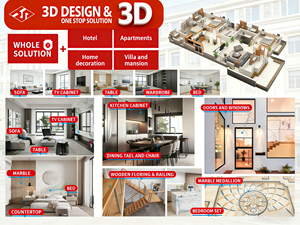 Consulenza Gratuita: Progettazione Architettonica 3D per Hotel, Case, Ville di Lusso e Design d'<span class=keywords><strong>Interni</strong></span> Moderno - Product Image 6