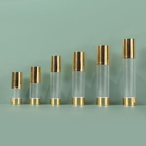 UV-beschichteter Airless-Pumpspender aus Kunststoff für Lotionen und Cremes, vergoldet und versilbert, Hautpflegeverpackung 15ml 30ml 50ml 80ml 100ml 120ml - Product Image 2