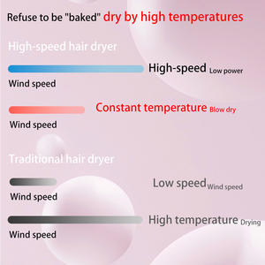 Asciugacapelli Silenzioso Senza Mani in Lega di Alluminio a 3 Velocità per Molteplici Scenari - Product Image 5