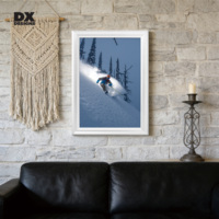 Cadres photo en aluminium argenté à ouverture rapide DX Designs, personnalisables en gros (formats A1/A2/A3/A4), cadres muraux pour affiches
