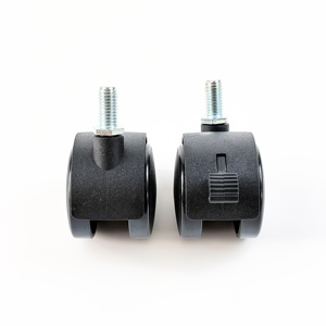 Industrielle Möbelzubehörteile Robuste Nylon-Bürostuhlrollen für Werkstatt- und Bürostühle mit Bremse - Product Image 4