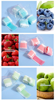 Bonbons gélifiés MINICRUSH, rouleaux de fruits sucrés et fruités en vrac, confiserie à mâcher, collation