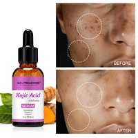 Sérum à l'acide kojique blanchissant pour soins de la peau du visage éclaircissant pour réduire les taches brunes de marque privée