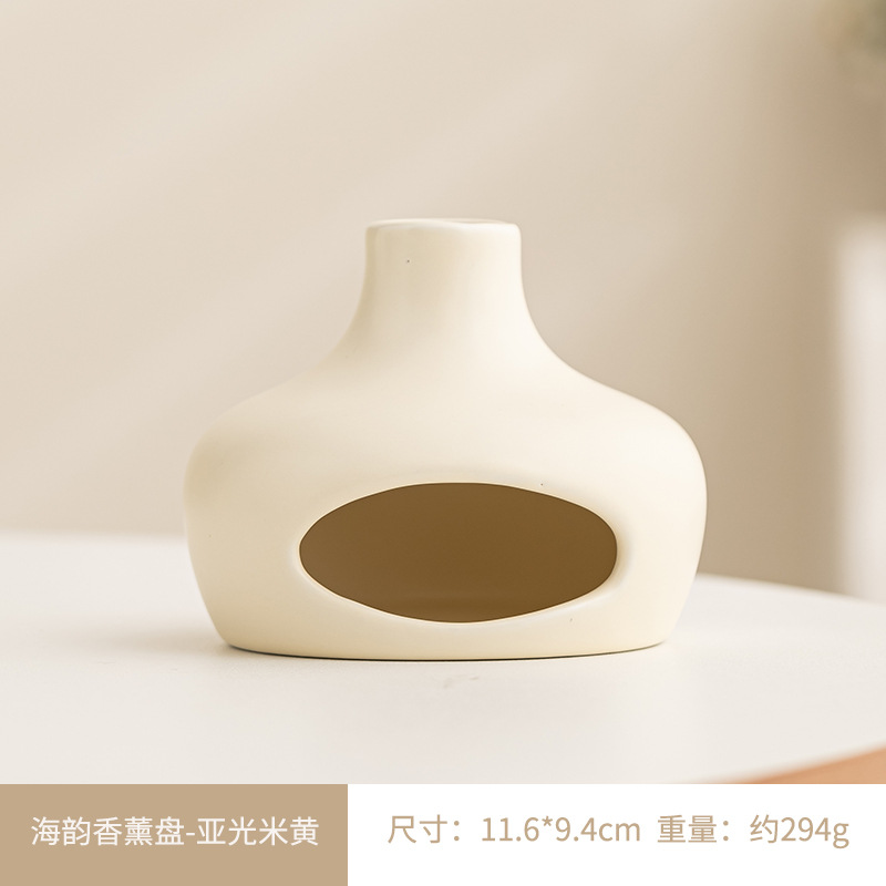 Sea rhyme aromatherapy plate-matted beige