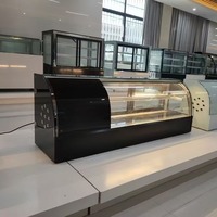 Vitrine à gâteaux de haute qualité, personnalisable, sur pied ou sur table, congélateur de présentation, vitrine de boulangerie