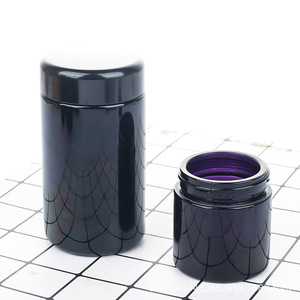 Frascos de Vidrio Violeta Premium – Protección UV, Herméticos y a Prueba de Olores – Contenedores al por Mayor para Almacenamiento de Cosméticos y Hierbas - Product Image 1