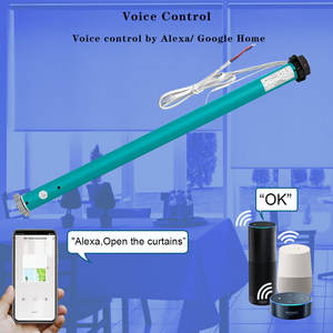 Système de moteur motorisé intelligent WiFi alimenté par batterie SZMYQ 25 mm, capacité de charge sécurisée de 10 kg, stores et volets intérieurs, contrôle par application Alexa - Product Image 3