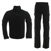 Tenue de combat G3 camouflage extensible pour homme, chemise tactique Ripstop à fermeture éclair 1/4, pantalon cargo multipoches, costume de camouflage pour la chasse en plein air