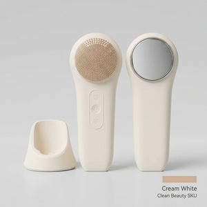 Cepillo <span class=keywords><strong>de</strong></span> <span class=keywords><strong>Limpieza</strong></span> Facial <span class=keywords><strong>de</strong></span> Silicona <span class=keywords><strong>Profesional</strong></span> 5 en 1, Herramienta para <span class=keywords><strong>Limpieza</strong></span> Profunda <span class=keywords><strong>de</strong></span> <span class=keywords><strong>Poros</strong></span> y Cuidado <span class=keywords><strong>de</strong></span> la Piel con Luz Roja/Azul para Aclarar la Piel - Product Image 1