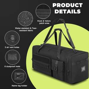 Bolsa de Transporte para Patines de Hielo, Práctica para Viajes, de Gran Capacidad, Resistente, de Poliéster y Nailon, Muestra Gratuita de Fábrica - Product Image 3