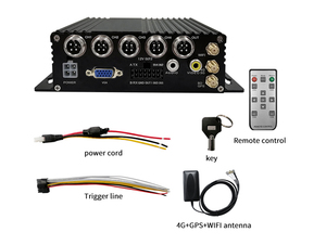 Seemetech Chất lượng cao bán buôn 4 CH hỗ trợ trung quốc lưu trữ <span class=keywords><strong>video</strong></span> Tiếng Anh với điều khiển từ xa TF Thẻ mdvr - Product Image 6