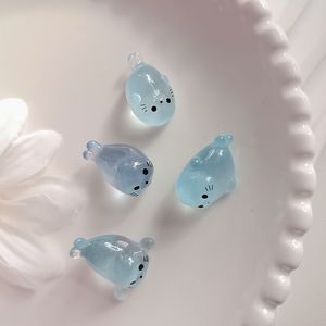 100 Piezas de Mini Sellos de Resina Luminosos con Animales que Brillan en la Oscuridad, <span class=keywords><strong>Criaturas</strong></span> Marinas para Casa de Muñecas, Jardín de Hadas, Recuerdos de Fiesta y Decoración de Manualidades - Product Image 3