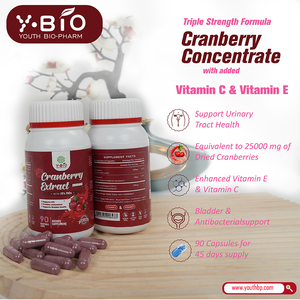 OEM/ODM クランベリーエキス 抗酸化作用のある栄養補助食品 女性の健康カプセル 1瓶90カプセル 24ヶ月の賞味期限 - Product Image 2