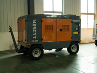 Compresseurs diesel ZEGA 146 SCYT-12-18 18 bar 600cfm Yuchai, compresseur d'air à vis pour l'exploitation minière, compresseur diesel 140 kW