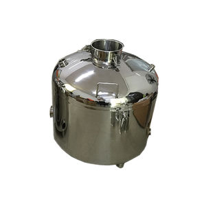 Alambic de distillation électrique en acier inoxydable 50L-2000L avec colonne de distillation et plaque à capuchons à bulles pour distillation à la vapeur Towin - Product Image 1