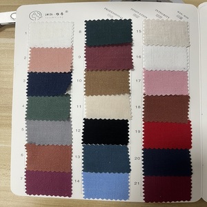 L1739 210gsm <span class=keywords><strong>Viscose</strong></span> Linen Dệt Vải Oeko-Tex Màu Rắn Mềm Đồng Bằng Nhuộm Đá Rửa Cho Cô Gái Chàng Trai Dresses Váy - Product Image 6