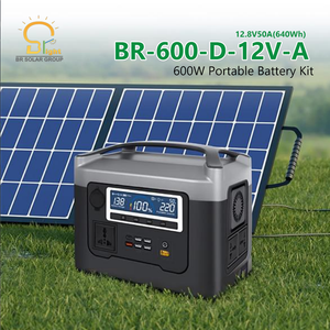 <span class=keywords><strong>Kit</strong></span> de batterie portable BR SOLAR 600W 640Wh, station d'alimentation portable pour extérieur avec lumière LED - Product Image 3