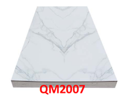 Panneaux muraux en marbre PVC Panneaux de marbre en PVC pour décoration murale Panneaux de marbre en PVC
