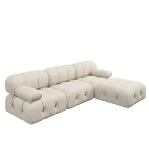 Anpassbare 7-Sitzer italienische moderne Möbel Design Wohnzimmer Sofas Couch Kombination Sofa Set Möbel im Wohnzimmer