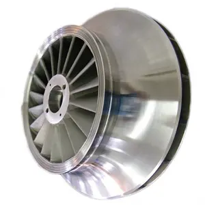 CNC-palanquilla de aluminio mecanizado, compresor turbo OEM, rueda impulsora, precio de fábrica