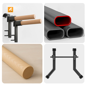 Xà đơn đa năng tập thể dục tại nhà, thang tập tường bằng thép & gỗ, thang Thụy Điển - Product Image 6