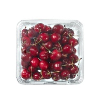 Boîte d'emballage pour fruits en plastique PET transparent, écologique, jetable, 32 oz, pour emporter, à clapet