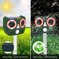 Répulsif Solaire Ultrasonique Étanche pour Animaux Nuisibles (Souris, Chats, Oiseaux, Singes, Rats) de l'Usine SJZ