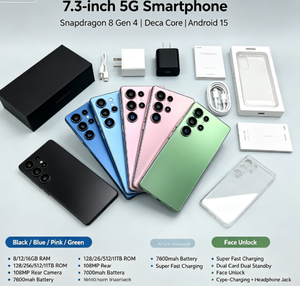 S25 Ultra สั่งซื้อจำนวนมาก สมาร์ทโฟน Android 5G หน้าจอ 7.3 นิ้ว แบตเตอรี่ 7000mAh กล้อง 48MP แรม 6GB+128GB ชาร์จเร็ว ราคาถูก ขายส่ง - Product Image 3