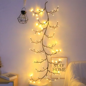 Guirlande lumineuse LED en forme de <span class=keywords><strong>branches</strong></span> d'arbre artificielles, blanc chaud, à faire soi-même, alimentée par USB, pour décoration intérieure de Noël - Vente flash - Product Image 3