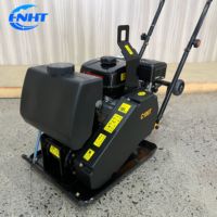 Compacteur à plaques vibrantes HT-100-2 Huiteng haute fréquence 69kg moteur essence/diesel haute efficacité de fonctionnement pour la route