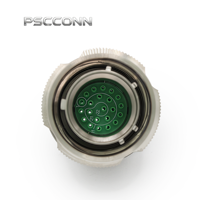 Connecteur électrique circulaire industriel PSCCONN série D38999 III J599 26FC35PN, 22 broches, 33A 400V, avec écrou de blocage, type aviation