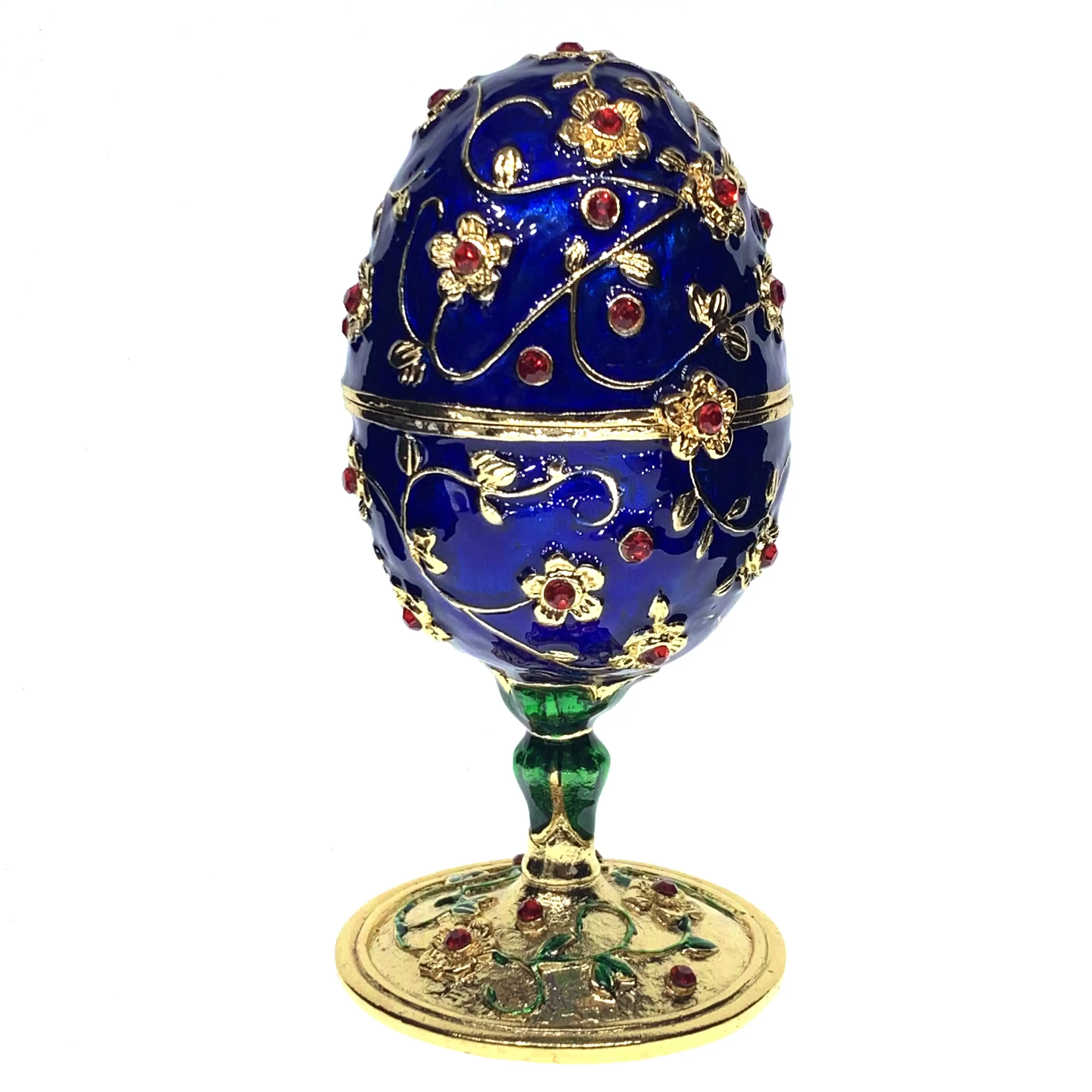 QIFU faberge caja de joyería estilo huevo para Regalos de Pascua