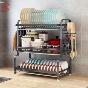 Escurridor de Platos Metálico de Alta Calidad, Organizador de Accesorios de Cocina, Estante para Almacenamiento de Platos y Tazones - Product Image 2