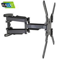 Soporte de TV de movimiento completo Kaloc Factory Fame para televisores de 32-60 pulgadas, retráctil, inclinable de -2/+10 grados, plegable y ajustable, modelo X5