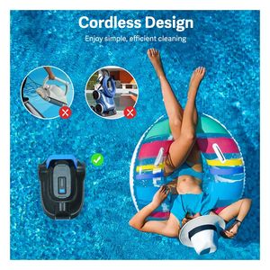Robot DE LIMPIEZA DE PISCINAS automático inalámbrico <span class=keywords><strong>barato</strong></span> Limpiador de piscinas robótico rentable - Product Image 3