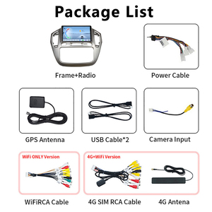 Autoradio Android pour Toyota Highlander 2001-2005, Carplay, DSP, Navigation GPS, Lecteur multimédia de voiture 9 pouces, couleur bois argenté - Product Image 2