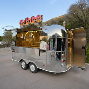 Fully Equipped Stainless Steel Towable Mobile Food Trailer for Snack Food Candy & Chips-<b>Rust</b> Resistant Long Service Life - Product Image 4