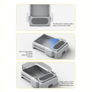 Smart Automatic Self-Cleaning Eco-Friendly Open Design Rectangle App Remote Control 6L Large Waste Drawer <b>Cat</b> <b>Litter</b> Box - Product Image 5