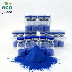 GHK-Cu en Polvo Azul de Alta Calidad, 99% de Pureza, Grado Cosmético, Soluble en Agua, Materia Prima Cosmética Jiueco CAS, Productos Químicos de Uso Diario - Product Image 1