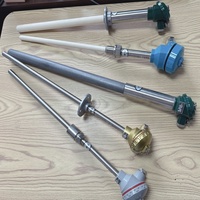 Termokopel Tahan Aus Tipe K WRRN2-433N Dengan Flensa Bahan SS-310 Dengan Thermowell