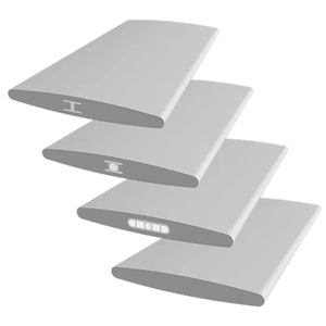 Composants de volets en faux bois de haute qualité au meilleur <span class=keywords><strong>prix</strong></span>, cadre en plastique pour volets, lames de volets en PVC - Product Image 3