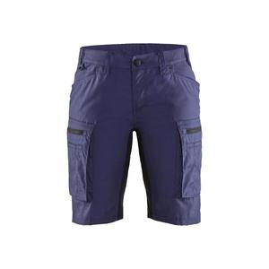 Blaklader กางเกง714918458999C42สำหรับผู้หญิง, กางเกงขาสั้นสำหรับใส่ทำงาน7330509538685สีน้ำเงินเข้ม/ดำกางเกงยีนส์ - Product Image 1