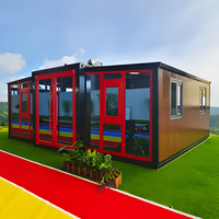 Petite maison préfabriquée extensible à vendre Maisons conteneurs modulaires avec chambre et salle de bain Maison cabine préfabriquée portable