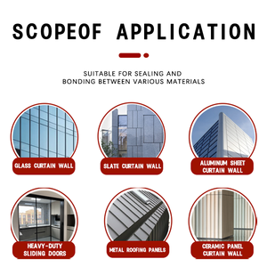 1 لزوجة عالية شفافة بيضاء RTV لاصقة مضادة للماء - Product Image 6